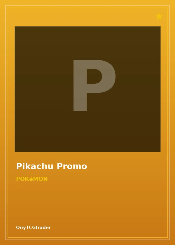 Pikachu Promo