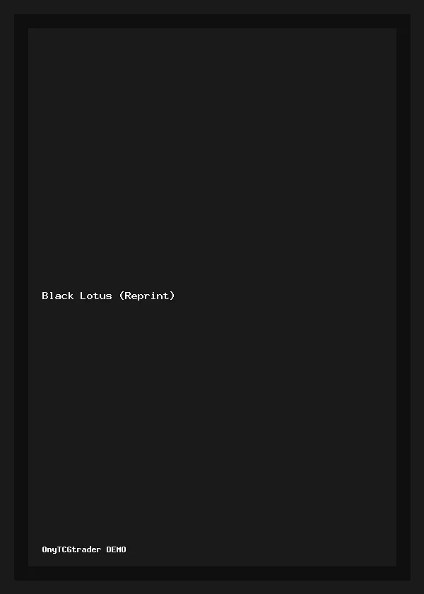 Black Lotus (Reprint)