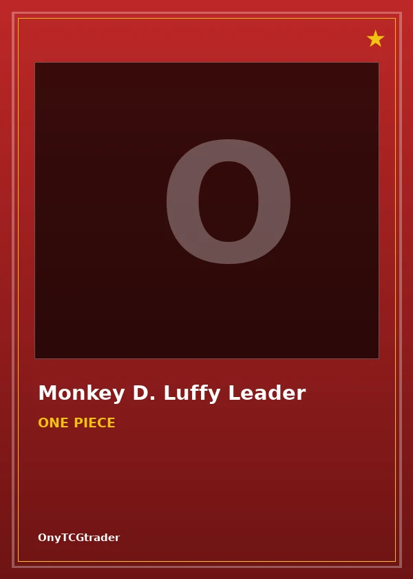 Monkey D. Luffy Leader
